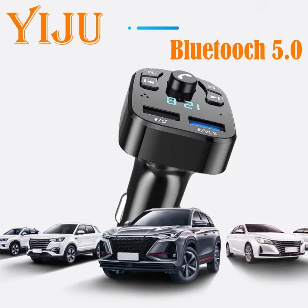 Wireless Car Charger - Car Bluetooth 5.0 Fm Transmitter, Wireless