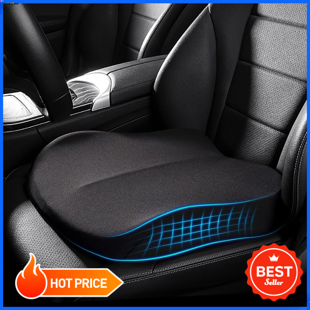 Car Seat Cushion Memory Foam - 1pc Memory Foam Slow Rebound Support
