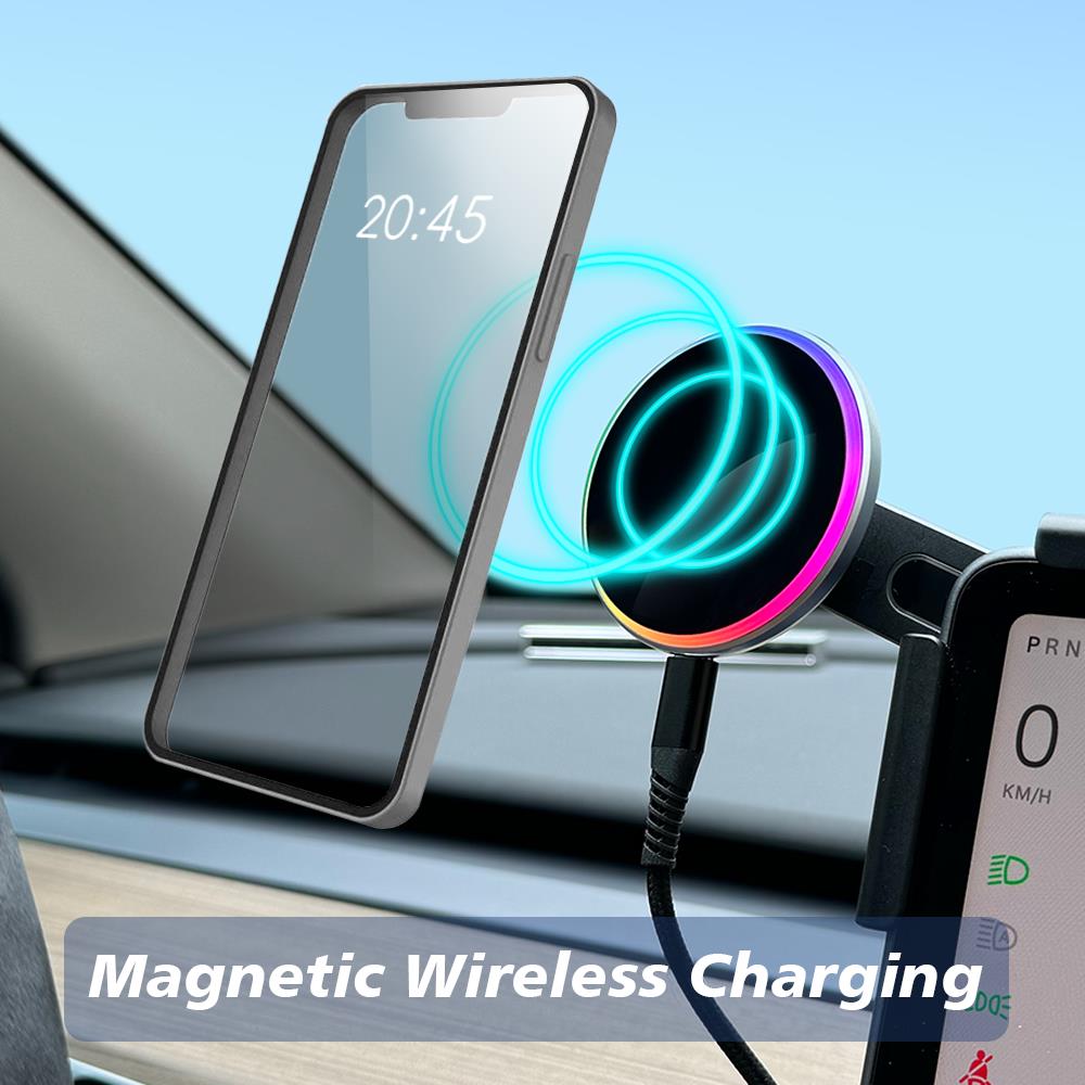 Car Phone Mount Holder 15W Com - Wireless Car Charger recension och pris