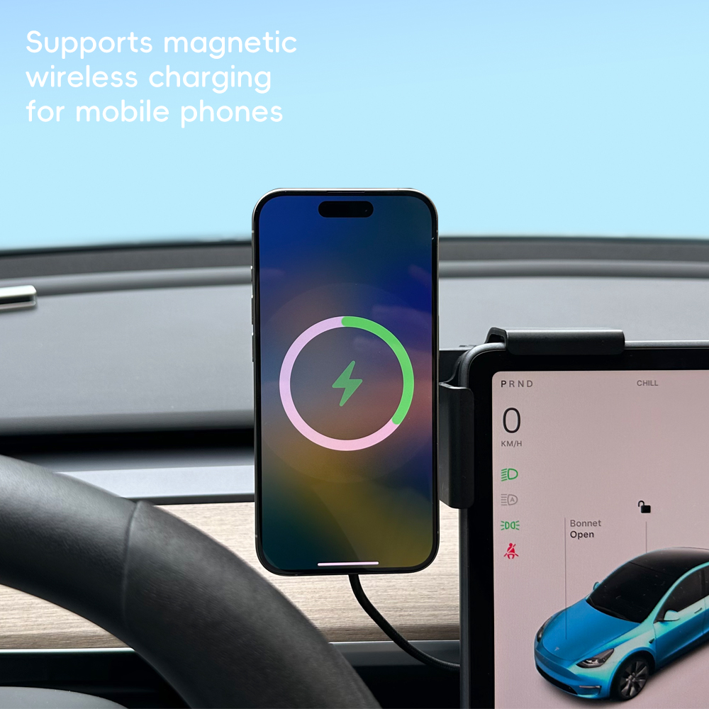 Car Phone Mount Holder 15W Com - Wireless Car Charger recension och pris