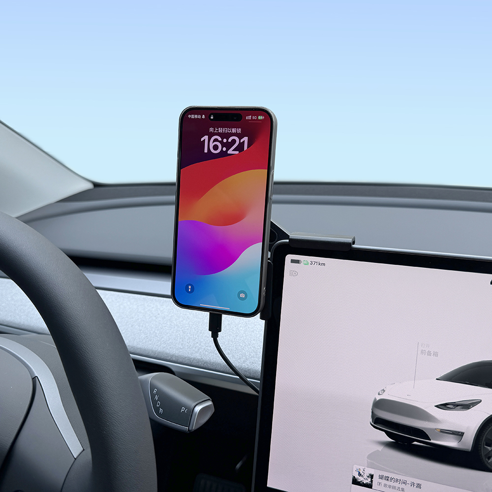 Car Phone Mount Holder 15W Com - Wireless Car Charger recension och pris