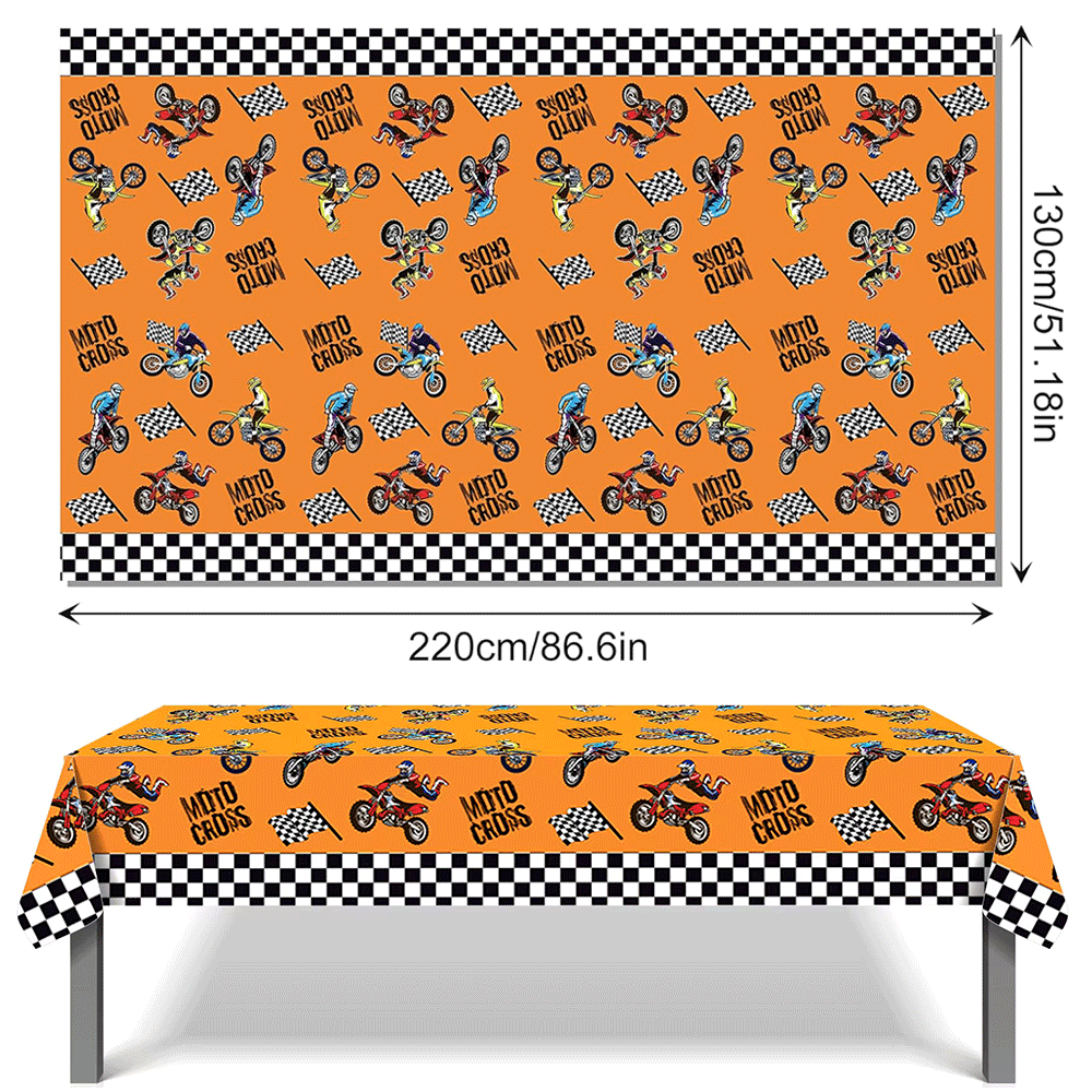 Motorcycle Theme Happy Birthda - Car Accessories Banner recension och pris