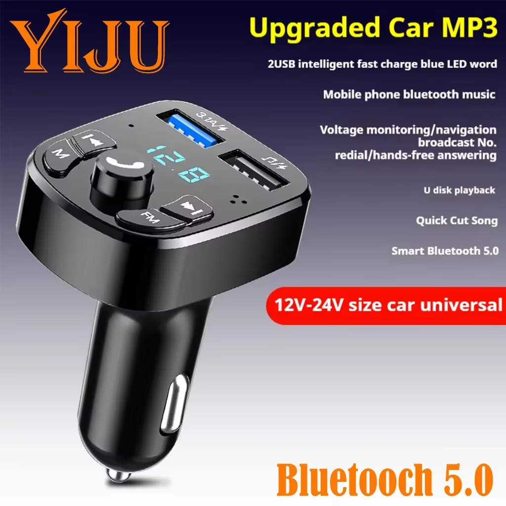 Car Bluetooth 5.0 Fm Transmitt - Wireless Car Charger recension och pris