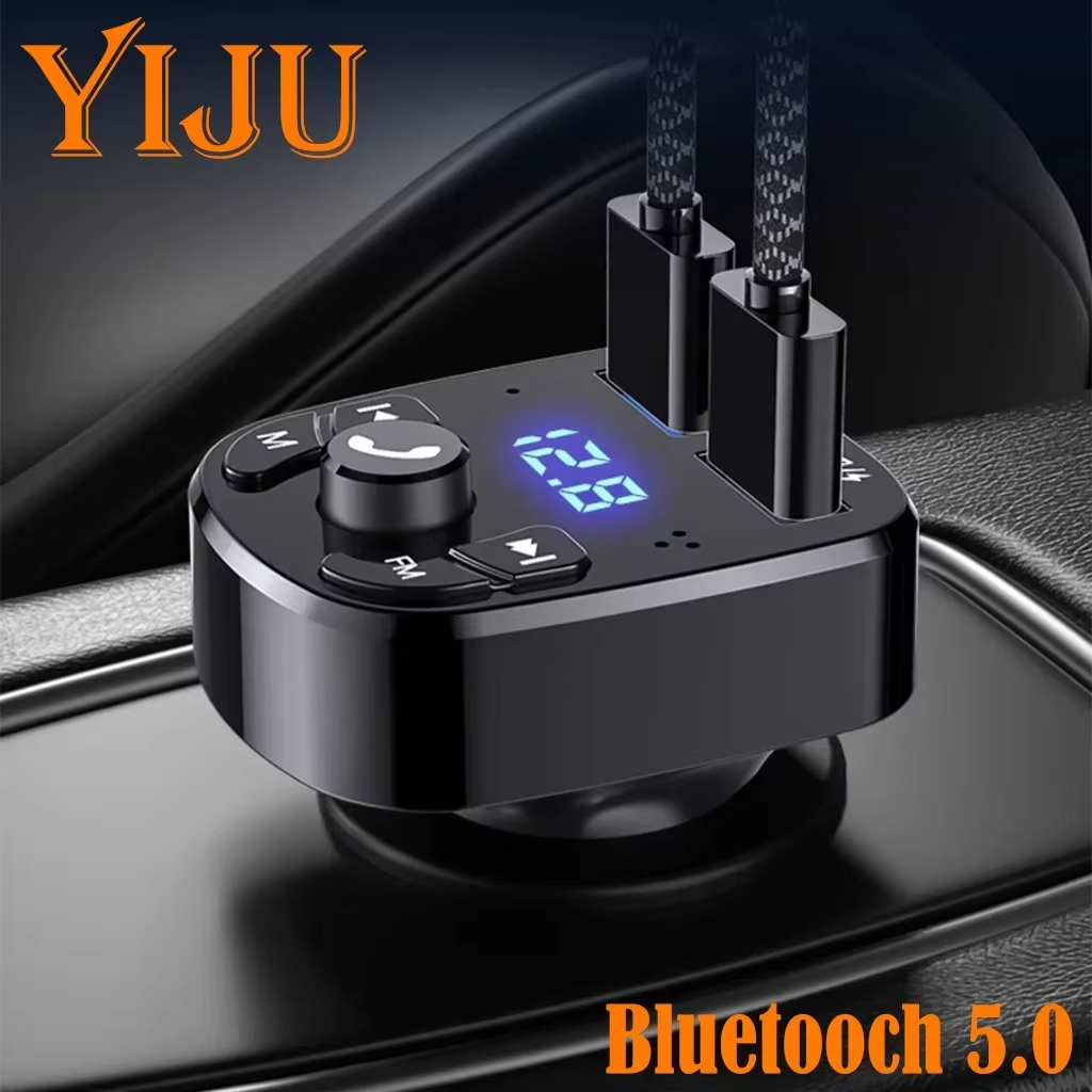 Car Bluetooth 5.0 Fm Transmitt - Wireless Car Charger recension och pris