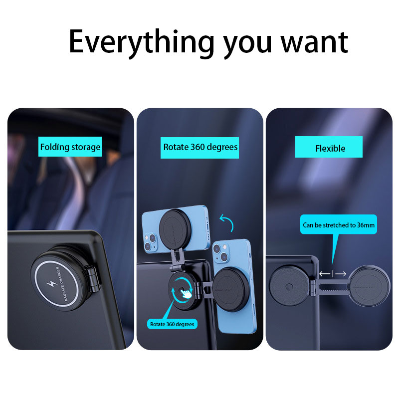 Hidden Magnetic Car Phone Hold - Wireless Car Charger recension och pris