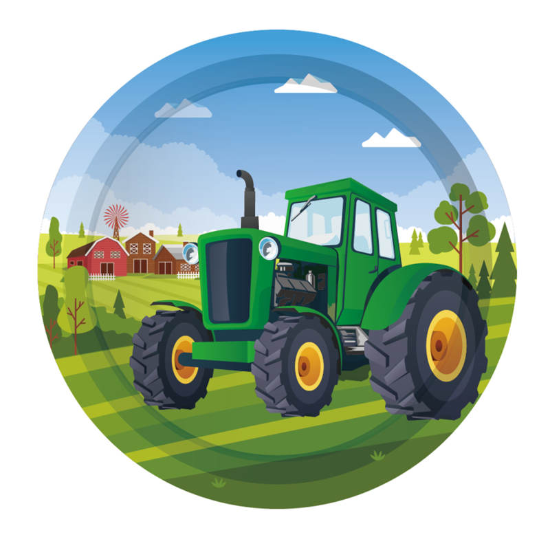 Green Farm Tractor Theme Dispo - Car Accessories Banner recension och pris