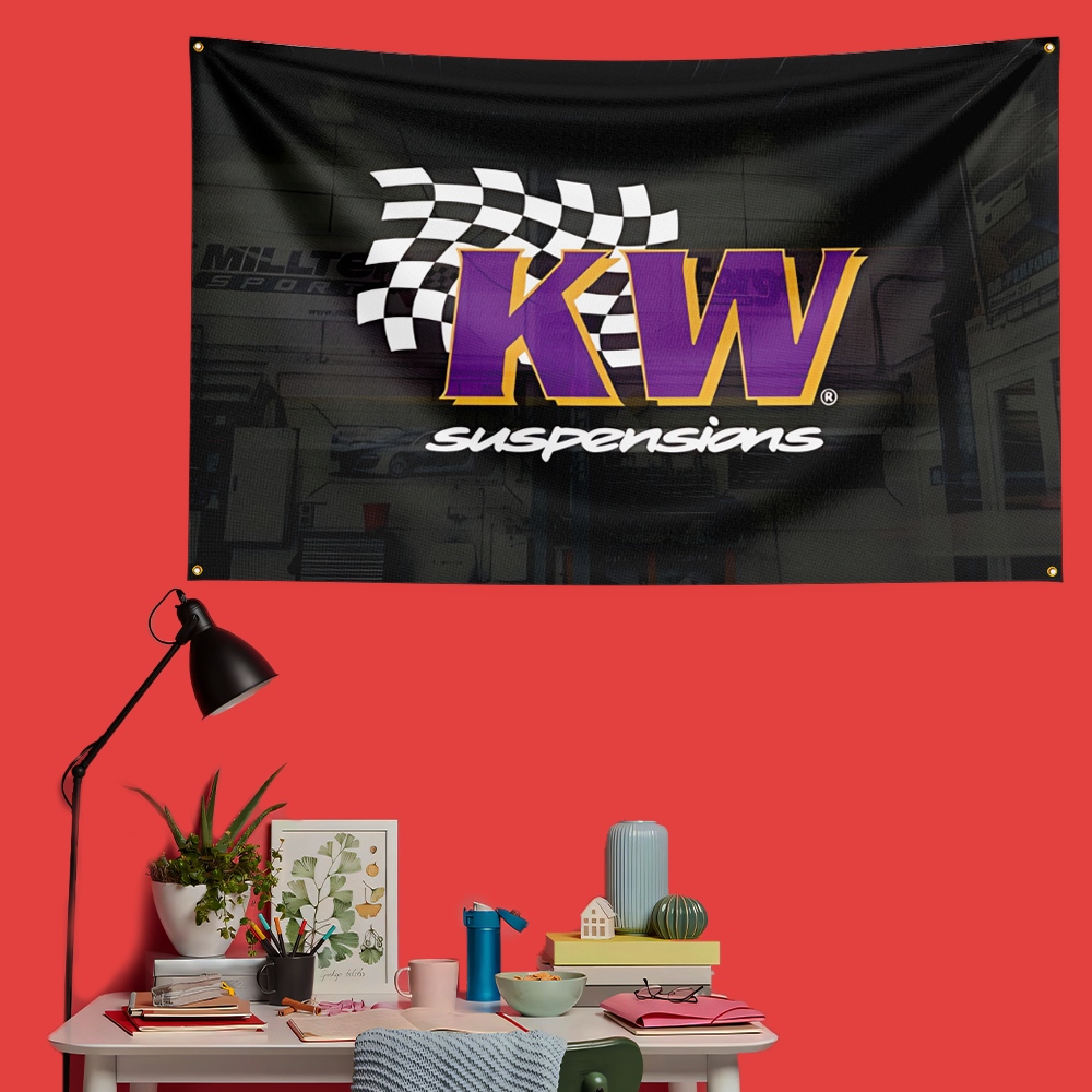 KW Suspension Flag   Polyester - Car Accessories Banner recension och pris