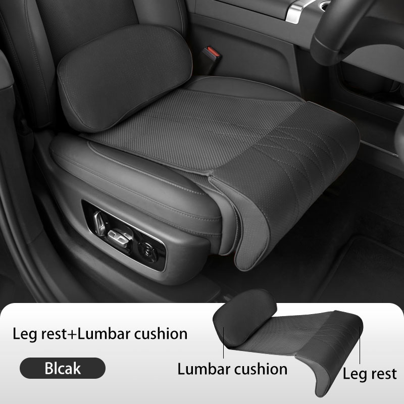 Nappa Leather Leg Support Exte - Car Seat Cushion Memory Foam recension och pris