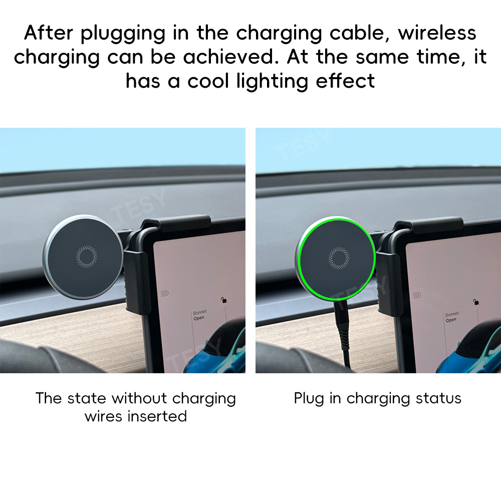 Car Phone Mount Holder 15W Mag - Wireless Car Charger recension och pris
