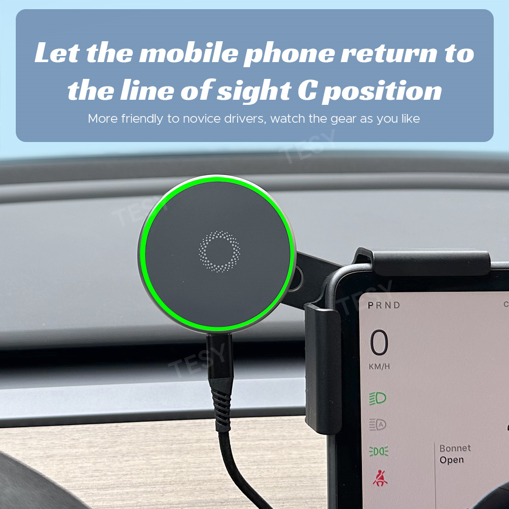 Car Phone Mount Holder 15W Mag - Wireless Car Charger recension och pris