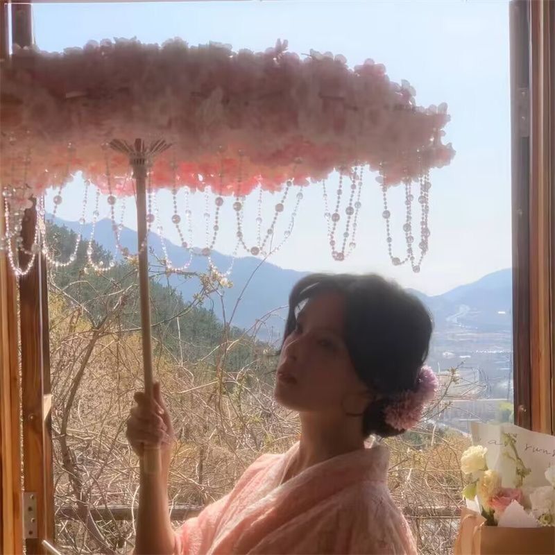 Vintage Hanfu Pink Flower Wedd - Car Accessories Bali recension och pris