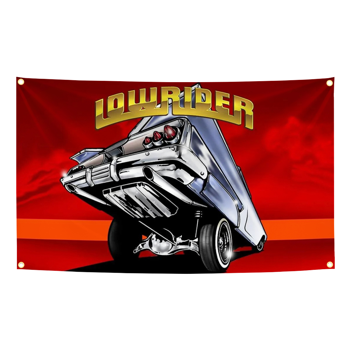 90x150cm LOWRIDERs Classic Car - Car Accessories Banner recension och pris