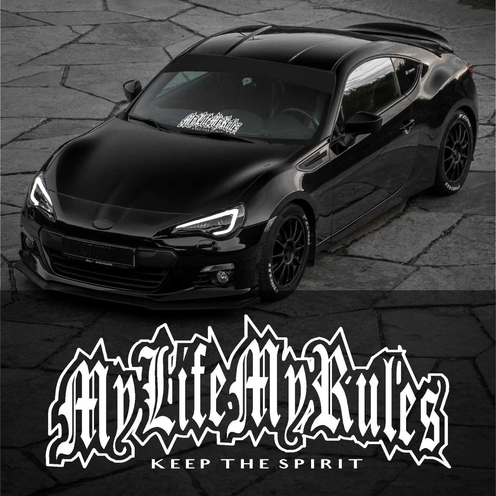 My Life My Rules Keep The Spir - Car Accessories Banner recension och pris