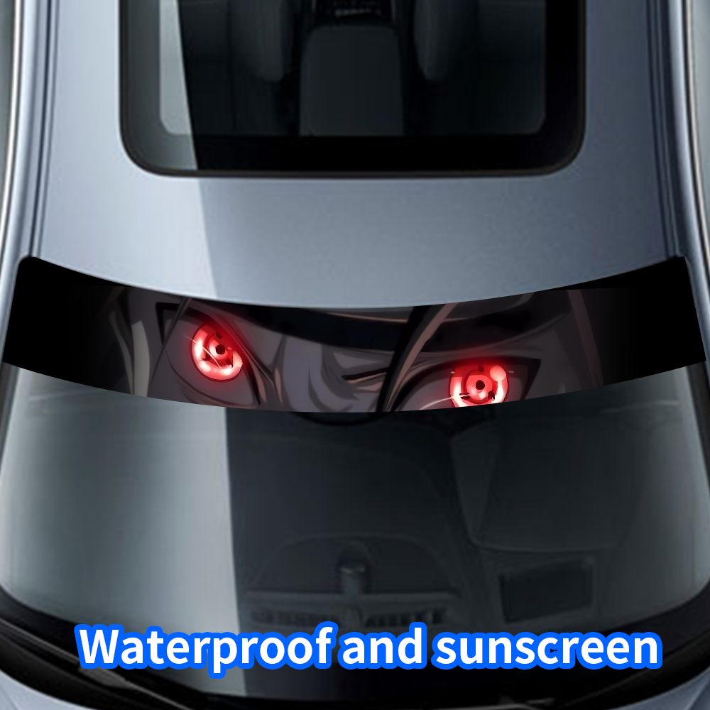 Anime 3D Eyes Car Front Windsh - Car Accessories Banner recension och pris